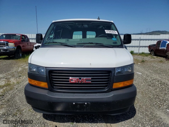 2019 GMC Savana Cargo Van with VIN 1GTW7AFG1K1246472, listed as a Copart auction lot 47945425 with 67,493 mi miles and Salvage Title. Bid and sale history available at carsss.com. Image 5.