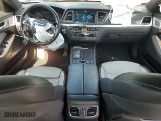 2018 Genesis G80 3.3T Sport with VIN KMHGN4JB2JU218941, listed as a Copart auction lot 67577274 with 36,549 mi miles and Salvage Title. Bid and sale history available at carsss.com. Image 8.