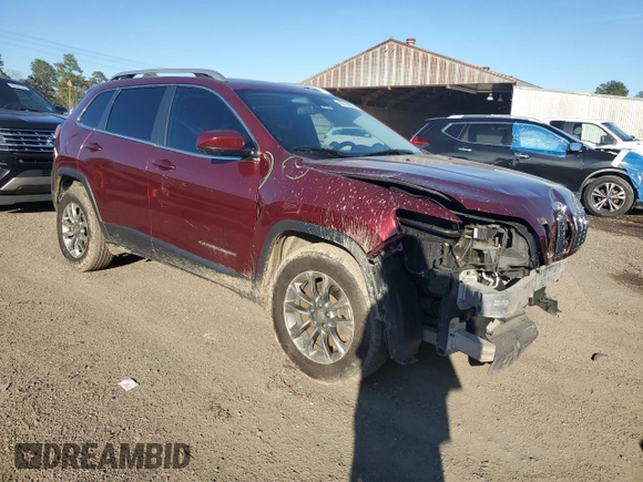 2019 Jeep Cherokee Latitude Plus with VIN 1C4PJLLB0KD485391, listed as a Copart auction lot 45704825 with 102,836 mi miles and Salvage Title. Bid and sale history available at DreamBid. Image 4.