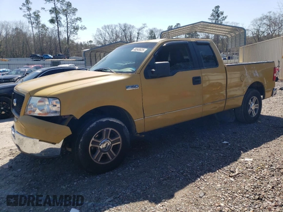 2006 Ford F-150 STX with VIN 1FTRX12W06NB23979, listed as a Copart auction lot 48548625 with 214,777 mi miles and Salvage Title. Bid and sale history available at carsss.com. Image 1.