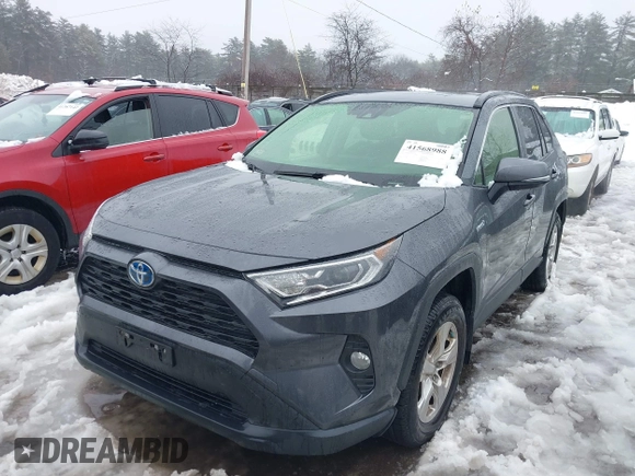 2021 Toyota RAV4 Hybrid XLE with VIN JTMRWRFVXMD127527, listed as a IAAI auction lot 41568988 with 66,358 mi miles. Bid and sale history available at carsss.com. Image 17.