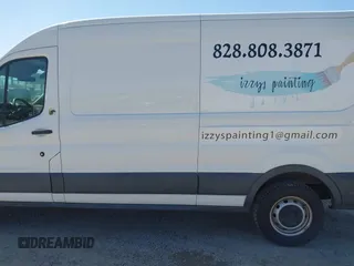 2018 Ford Transit with VIN 1FTYR2CM0JKB49923, listed as a IAAI auction lot 41977529 with 59,304 mi miles. Bid and sale history available at carsss.com. Image 14.