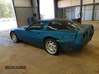 1993 Chevrolet Corvette with VIN 1G1YY23P8P5104791, listed as a Copart auction lot 55952665 with Not provided miles and Salvage title. Bid and sale history available at DreamBid. Image 2.