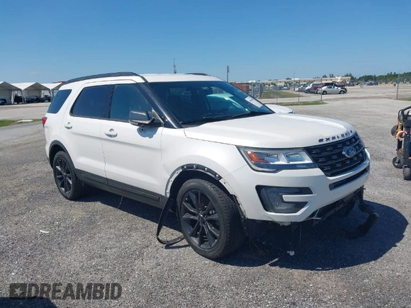 2017 Ford Explorer XLT with VIN 1FM5K7DH7HGE08535, listed as a IAAI auction lot 40965886 with 39,796 mi miles and . Bid and sale history available at DreamBid. Image 1.