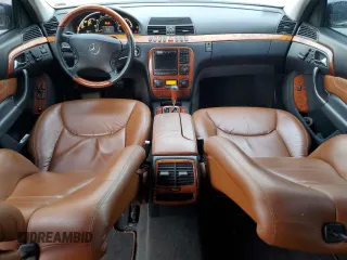 2002 Mercedes-Benz S-Class 5.0L with VIN WDBNG75J32A238335, listed as a Copart auction lot 83335234 with 123,471 mi miles and Clean Title. Bid and sale history available at carsss.com. Image 8.