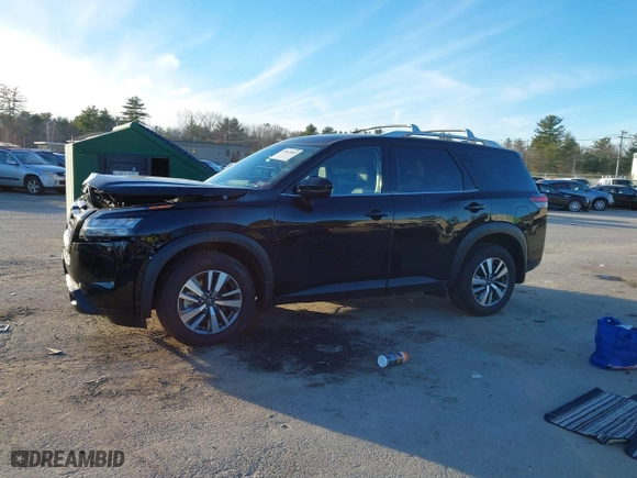 2024 Nissan Pathfinder SL with VIN 5N1DR3CC9RC219030, listed as a IAAI auction lot 40865085 with 1,173 mi miles. Bid and sale history available at carsss.com. Image 14.