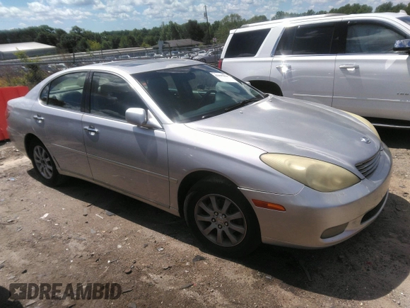 2003 Lexus ES with VIN JTHBF30G930142663, listed as a IAAI auction lot 42197964 with 224,208 mi miles. Bid and sale history available at carsss.com. Image 1.