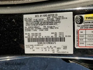 2012 Lincoln MKZ with VIN 3LNHL2JC1CR836575, listed as a Copart auction lot 49489905 with 132,890 mi miles and Salvage Title. Bid and sale history available at DreamBid. Image 13.