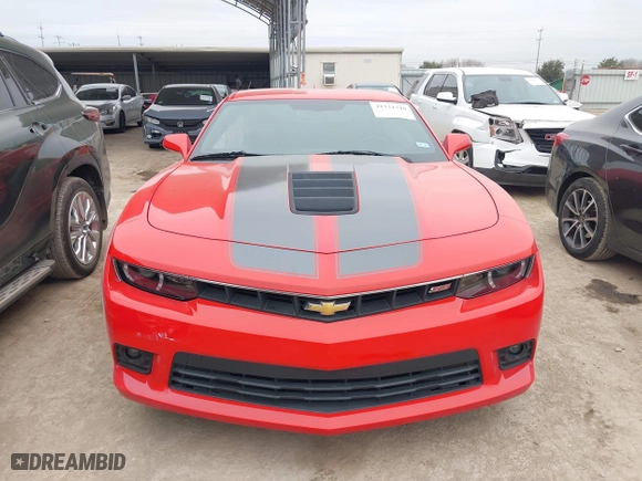 2015 Chevrolet Camaro SS with VIN 2G1FJ1EW6F9297521, listed as a IAAI auction lot 41321710 with 27,830 mi miles. Bid and sale history available at carsss.com. Image 12.