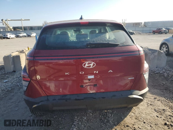 2024 Hyundai Kona SE with VIN KM8HACAB4RU181087, listed as a Copart auction lot 85647464 with 2,847 mi miles and Salvage Title. Bid and sale history available at carsss.com. Image 6.
