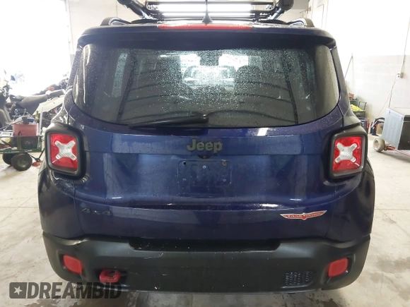 2016 Jeep Renegade Trailhawk with VIN ZACCJBCT0GPD29118, listed as a IAAI auction lot 42406839 with 107,952 mi miles and . Bid and sale history available at DreamBid. Image 16.