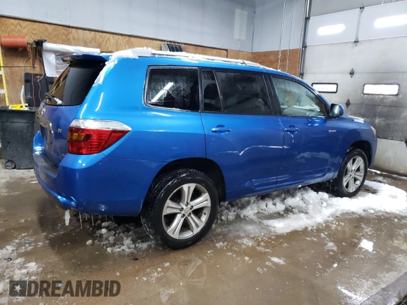 2009 Toyota Highlander Sport z VIN JTEES43A392148314, wystawiony jako Copart lot #44686075 z przebiegiem 271 285 mil mil oraz Czysty tytuł • Clean title. Historia ofert i sprzedaży dostępna na DreamBid. Obrazek 3.