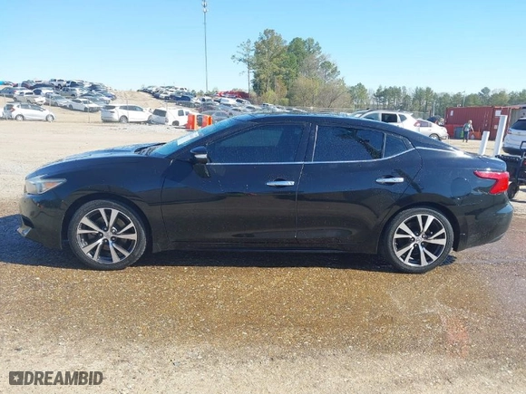 2017 Nissan Maxima SR with VIN 1N4AA6AP0HC365858, listed as a IAAI auction lot 41869483 with 105,952 mi miles. Bid and sale history available at carsss.com. Image 14.