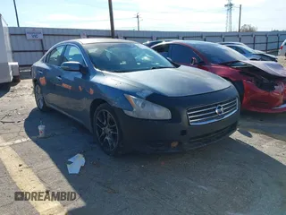 2010 Nissan Maxima 3.5 SV w/Premium Pkg with VIN 1N4AA5APXAC860116, listed as a IAAI auction lot 39738771 with 175,197 mi miles. Bid and sale history available at carsss.com. Image 1.