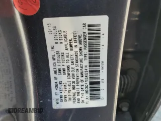 2016 Honda Accord EX with VIN 1HGCR2F70GA026414, listed as a Copart auction lot 52986765 with 70,770 mi miles and Salvage Title. Bid and sale history available at carsss.com. Image 13.