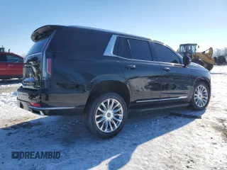 2021 Cadillac Escalade Premium Luxury z VIN 1GYS4CKL6MR486671, wystawiony jako Copart lot #89207425 z przebiegiem Nie podano mil oraz Szkoda całkowita • Salvage title. Historia ofert i sprzedaży dostępna na DreamBid. Obrazek 3.