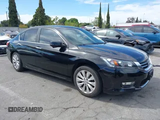 2013 Honda Accord EX z VIN 1HGCR2F73DA036737, wystawiony jako IAAI lot #41993886 z przebiegiem 166 230 mil mil oraz . Historia ofert i sprzedaży dostępna na DreamBid. Obrazek 1.