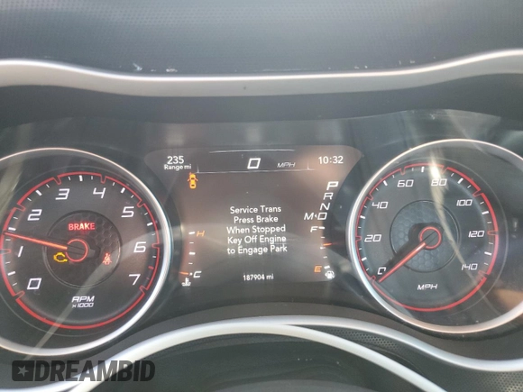 2018 Dodge Charger SXT Plus with VIN 2C3CDXHG4JH135849, listed as a Copart auction lot 50755575 with 187,904 mi miles and Salvage Title. Bid and sale history available at carsss.com. Image 9.
