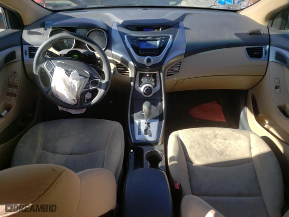 2012 Hyundai Elantra GLS with VIN KMHDH4AE5CU468827, listed as a Copart auction lot 49303475 with 107,559 mi miles and Salvage Title. Bid and sale history available at carsss.com. Image 8.