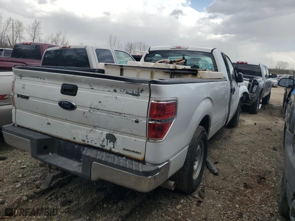 2014 Ford F-150 XL with VIN 1FTNF1CF8EKD21029, listed as a Copart auction lot 89342625 with 131,311 mi miles and Salvage Title. Bid and sale history available at carsss.com. Image 3.