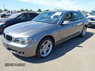 2008 BMW 7 Series 760Li with VIN WBAHN03588DD98977, listed as a IAAI auction lot 42836897 with 147,612 mi miles and . Bid and sale history available at DreamBid. Image 2.