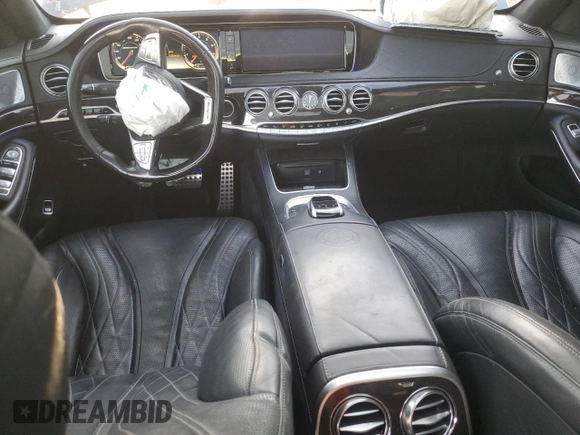 2016 Mercedes-Benz S-Class AMG S 63 with VIN WDDUG7JB4GA237137, listed as a Copart auction lot 53655765 with 87,258 mi miles and Clean Title. Bid and sale history available at carsss.com. Image 8.
