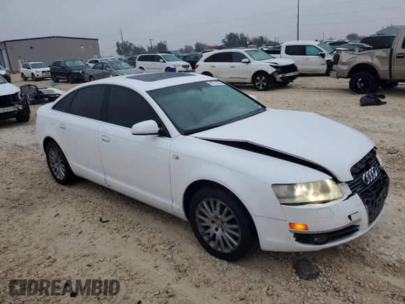 2007 Audi A6 3.2L with VIN WAUDH74F87N156332, listed as a Copart auction lot 82374124 with 123,728 mi miles and Salvage Title. Bid and sale history available at carsss.com. Image 4.