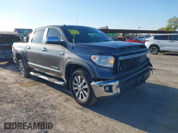 2017 Toyota Tundra 2WD Limited with VIN 5TFFW5F17HX228733, listed as a IAAI auction lot 41139223 with 114,169 mi miles. Bid and sale history available at carsss.com. Image 1.