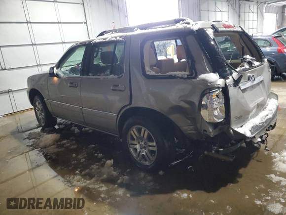 2008 Mercury Mountaineer Premier with VIN 4M2EU48808UJ00335, listed as a Copart auction lot 44452025 with 0 mi miles and Salvage Title. Bid and sale history available at carsss.com. Image 2.