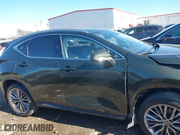 2022 Lexus NX with VIN JTJGGCEZ0N2001029, listed as a IAAI auction lot 41205502 with 26,124 mi miles. Bid and sale history available at carsss.com. Image 13.