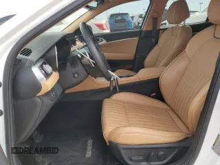2022 Genesis G70 2.0T with VIN KMTG34TAXNU092852, listed as a Copart auction lot 49337835 with 37,413 mi miles and Salvage title. Bid and sale history available at DreamBid. Image 7.