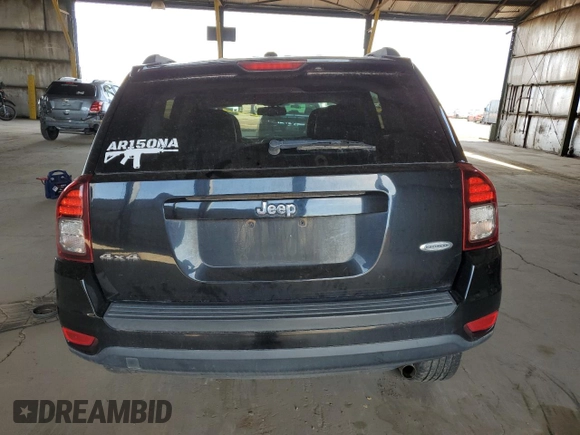 2017 Jeep Compass High Altitude with VIN 1C4NJDEB9HD191877, listed as a Copart auction lot 52123745 with 111,067 mi miles and Salvage Title. Bid and sale history available at DreamBid. Image 6.