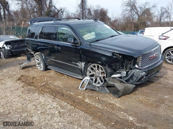 2017 GMC Yukon Denali with VIN 1GKS2CKJ3HR337610, listed as a IAAI auction lot 41482038 with 1 mi miles. Bid and sale history available at carsss.com. Image 1.