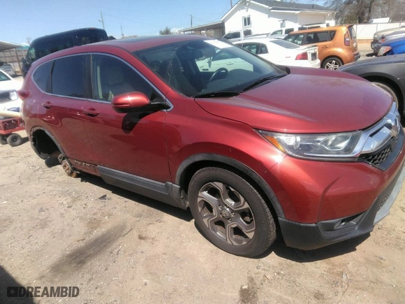 2018 Honda CR-V EX-L with VIN 5J6RW1H85JL009177, listed as a IAAI auction lot 41844475 with 105,347 mi miles. Bid and sale history available at carsss.com. Image 1.