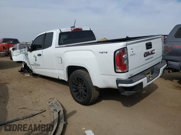 2021 GMC Canyon 4WD Elevation Standard with VIN 1GTH6BEN2M1135093, listed as a Copart auction lot 75037674 with 107,467 mi miles and Salvage Title. Bid and sale history available at carsss.com. Image 2.