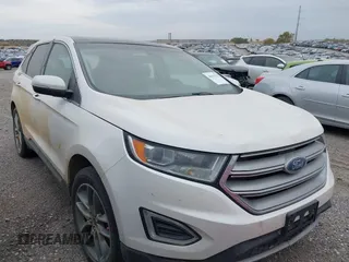 2015 Ford Edge Titanium z VIN 2FMTK4K81FBB70808, wystawiony jako IAAI lot #40653272 z przebiegiem 136 521 mil mil oraz . Historia ofert i sprzedaży dostępna na DreamBid. Obrazek 1.