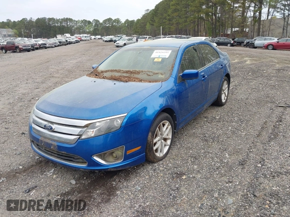 2011 Ford Fusion SEL with VIN 3FAHP0JAXBR321719, listed as a IAAI auction lot 41929293 with 167,040 mi miles. Bid and sale history available at carsss.com. Image 2.