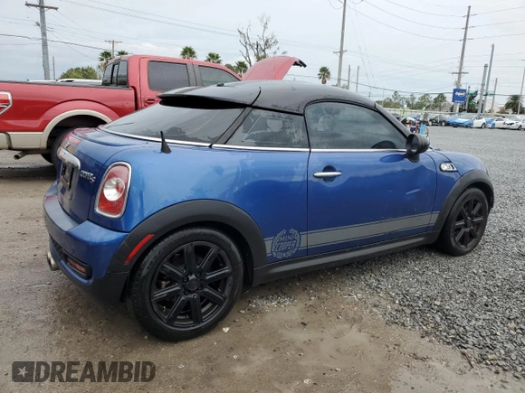 2014 MINI Coupe S z VIN WMWSX3C59ET772948, wystawiony jako Copart lot #81220834 z przebiegiem 99 211 mil mil oraz Szkoda całkowita • Salvage title. Historia ofert i sprzedaży dostępna na DreamBid. Obrazek 3.