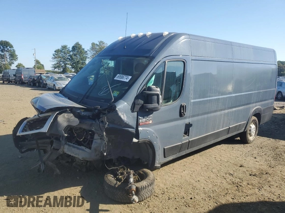 2020 Ram ProMaster Cargo with VIN 3C6URVJG3LE136397, listed as a Copart auction lot 69586774 with Not Provided miles and Salvage Title. Bid and sale history available at carsss.com. Image 1.