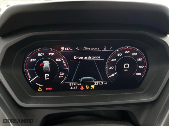 2023 Audi Q4 e-tron Prestige with VIN WA1M2BFZ4PP046357, listed as a Copart auction lot 66004024 with 8,370 mi miles and Salvage Title. Bid and sale history available at carsss.com. Image 9.