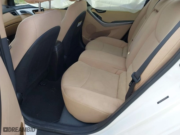 2013 Hyundai Elantra GLS PZEV with VIN 5NPDH4AE1DH407717, listed as a IAAI auction lot 41453055 with 118,693 mi miles. Bid and sale history available at carsss.com. Image 8.
