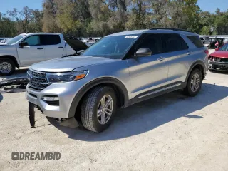 2024 Ford Explorer XLT with VIN 1FMSK7DHXRGA16167, listed as a Copart auction lot 48586445 with 17,440 mi miles and Salvage Title. Bid and sale history available at carsss.com. Image 1.