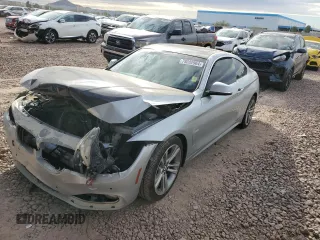 2017 BMW 4 Series 430i with VIN WBA4R7C39HK896107, listed as a Copart auction lot 79202964 with 136,656 mi miles and Salvage Title. Bid and sale history available at DreamBid. Image 1.