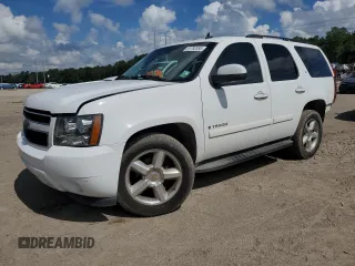2007 Chevrolet Tahoe LT with VIN 1GNFC13087J351821, listed as a Copart auction lot 61792055 with Not provided miles and Salvage title. Bid and sale history available at DreamBid. Image 1.