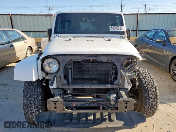 2016 Jeep Wrangler Unlimited Sahara z VIN 1C4HJWEG6GL218719, wystawiony jako Copart lot #56065235 z przebiegiem 96 061 mil mil oraz Szkoda całkowita • Salvage title. Historia ofert i sprzedaży dostępna na DreamBid. Obrazek 5.