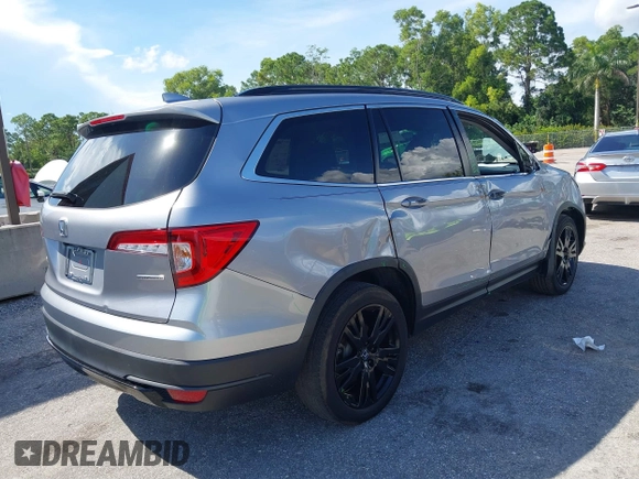 2022 Honda Pilot Special Edition with VIN 5FNYF5H25NB034822, listed as a IAAI auction lot 40341057 with 25,931 mi miles and . Bid and sale history available at DreamBid. Image 4.