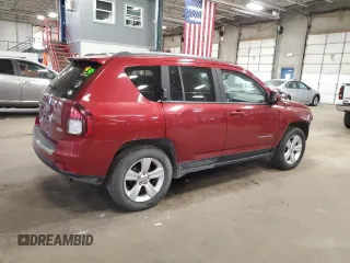 2015 Jeep Compass High Altitude Edition with VIN 1C4NJDEB4FD121703, listed as a Copart auction lot 48828065 with 126,805 mi miles and Salvage Title. Bid and sale history available at carsss.com. Image 3.