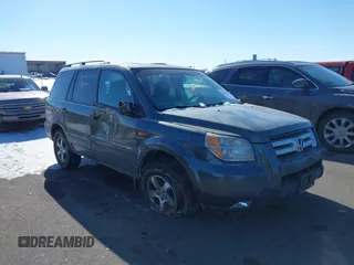 2006 Honda Pilot EX-L with VIN 5FNYF18596B016974, listed as a IAAI auction lot 41634049 with 161,687 mi miles and . Bid and sale history available at DreamBid. Image 1.