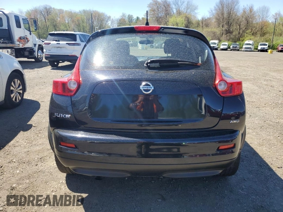 2011 Nissan Juke SL with VIN JN8AF5MV0BT026836, listed as a Copart auction lot 54738395 with 132,134 mi miles and Salvage Title. Bid and sale history available at DreamBid. Image 6.