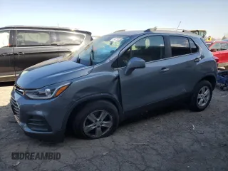 2019 Chevrolet Trax LT with VIN KL7CJPSB8KB874926, listed as a Copart auction lot 49623875 with 53,825 mi miles and Salvage Title. Bid and sale history available at carsss.com. Image 1.